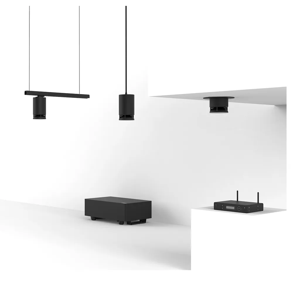 Spottune speakers in verschillende uitvoeringen
