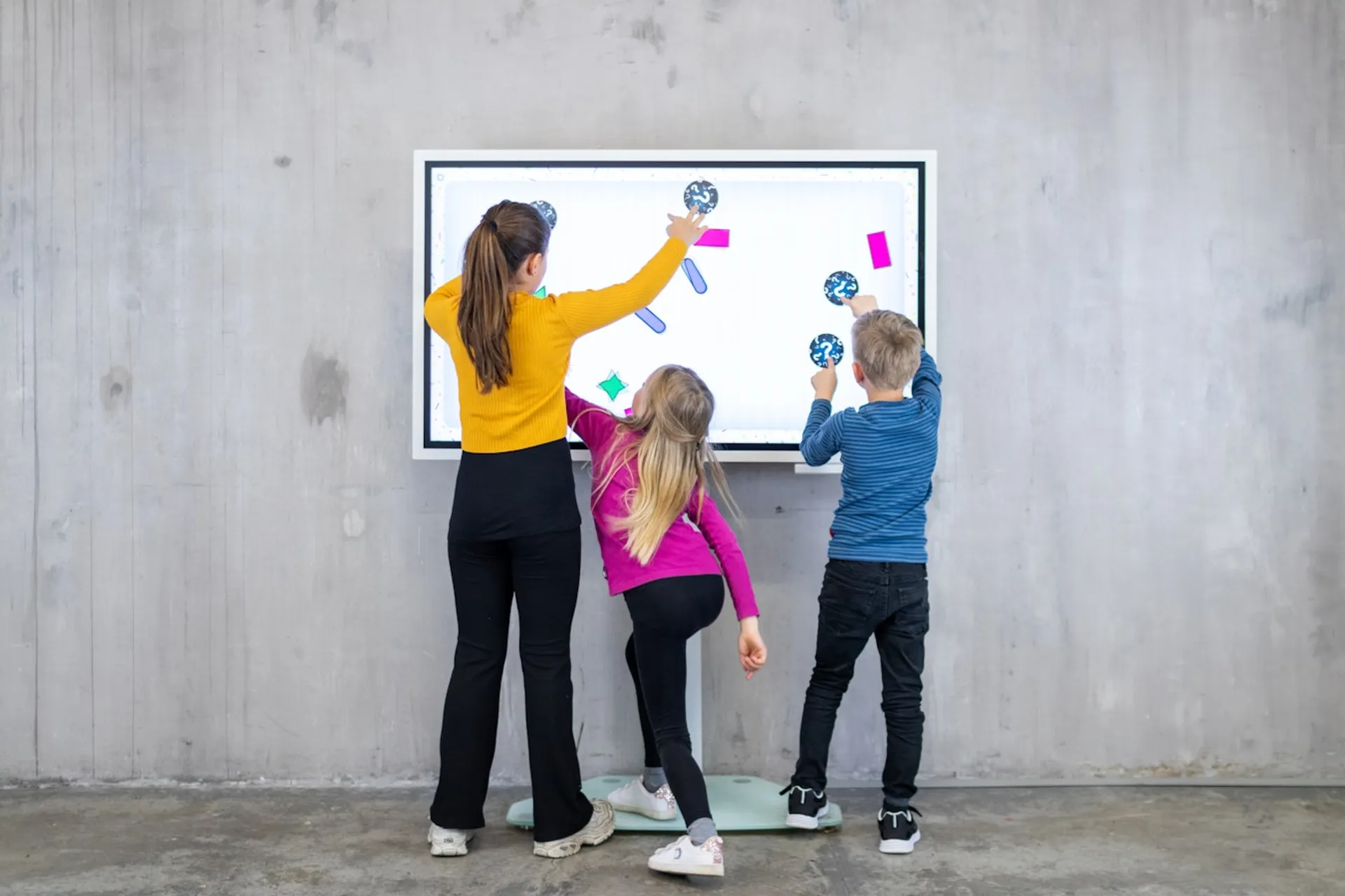 Weco Play op het digibord in de klas