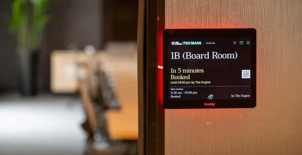 Humly roombooking display | HCS Interactief